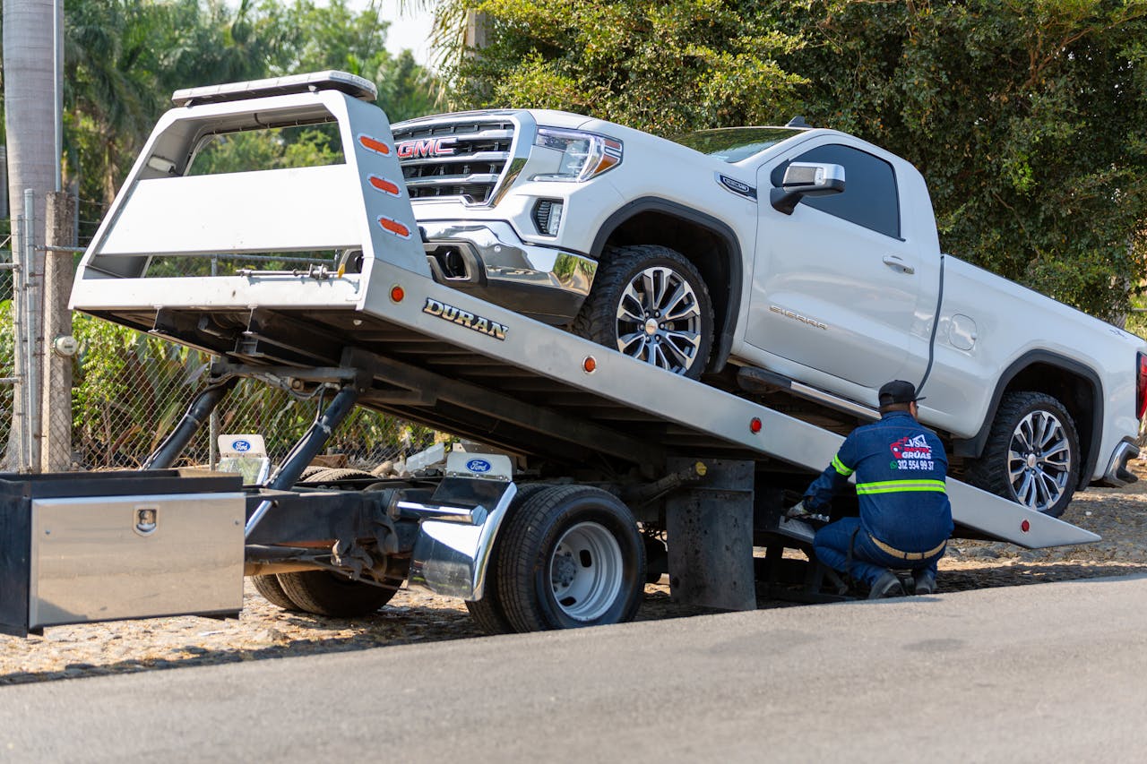 a-car-on-a-tow-truck-17429097